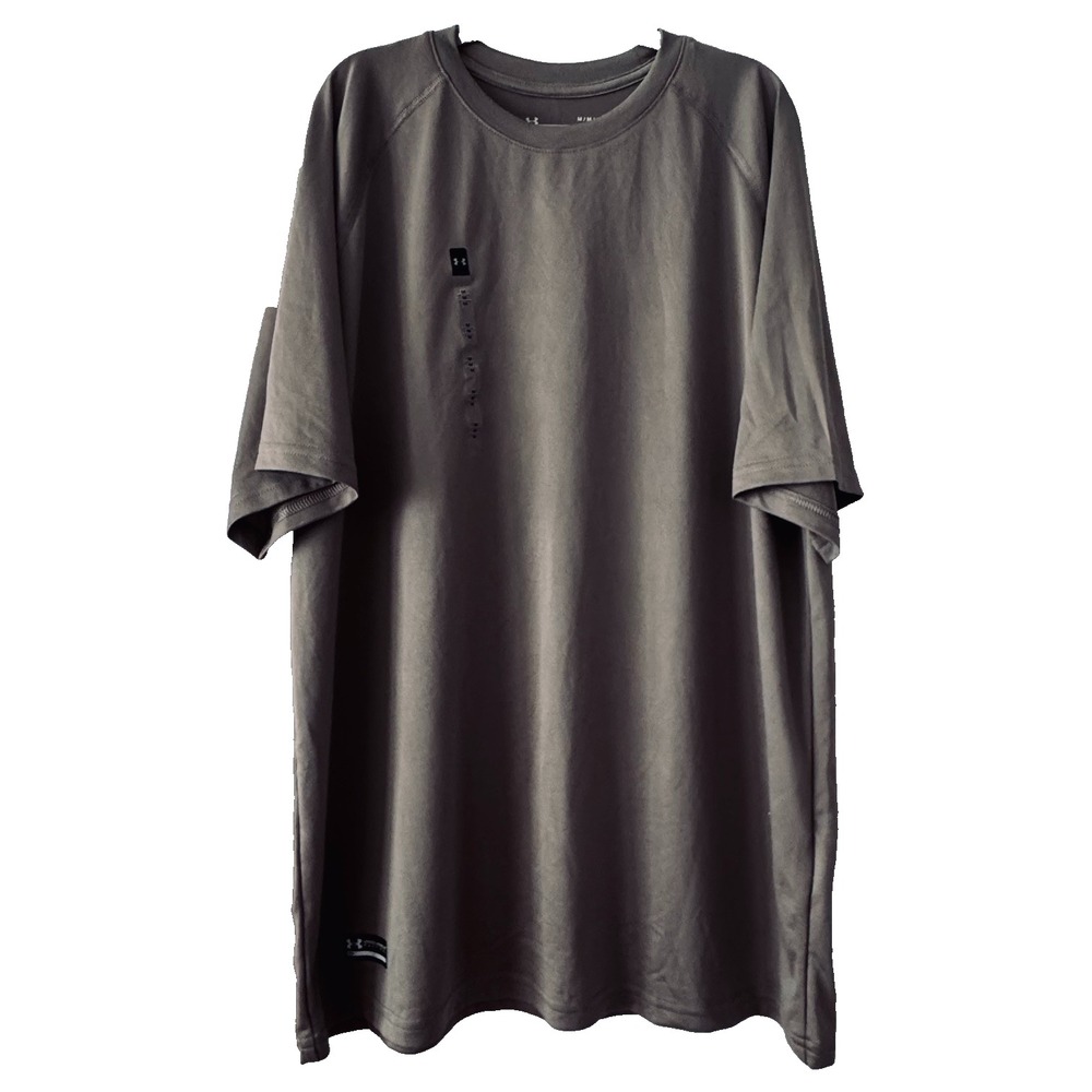 Under Armour‎ UA Tech Tee Taupe Loose Performance Athletic Shirt Men Medium NWT